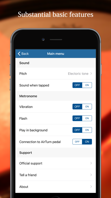 @Metronome Screenshot