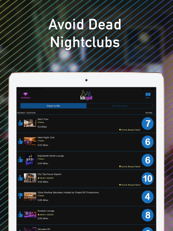 Screenshot #4 pour Seek Bars & Clubs with Kikspot