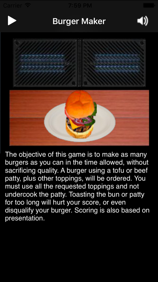 #1. Burger Maker (iOS) 由: POK