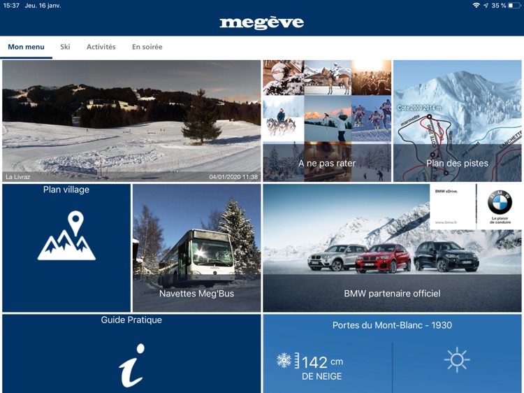 Megève for iPad