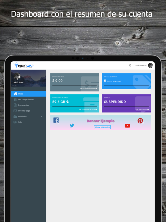 Screenshot #4 pour Mikrowisp cliente