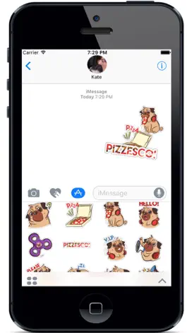 Game screenshot Dog Pug - Emoji Stickers mod apk