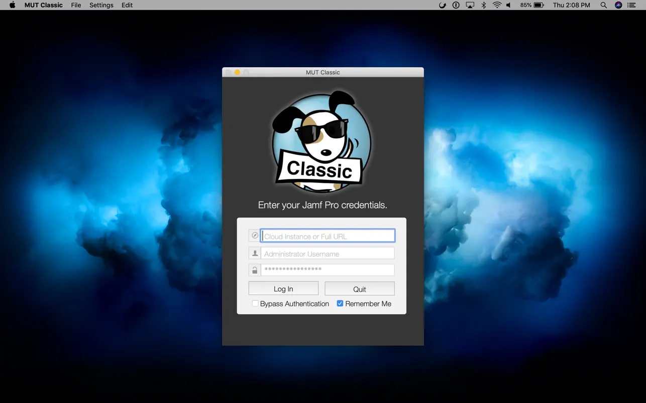 #1. MUT Classic (macOS) Με: JAMF Software