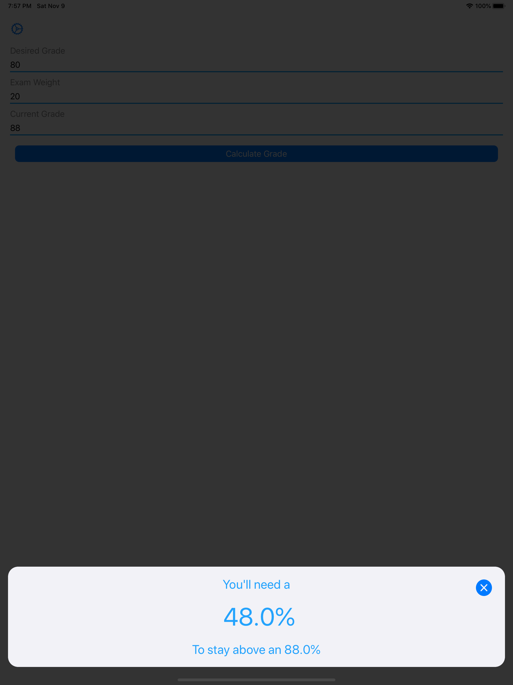 Finale-Final Grade Calculator