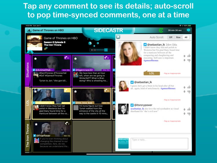 Sidecastr for iPad screenshot-4