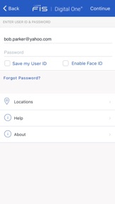 FIS Digital One Consumer screenshot