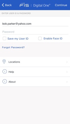 FIS Digital One Consumer screenshot 1
