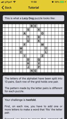 Game screenshot Lazy Dog Word Puzzle Volume 1 hack