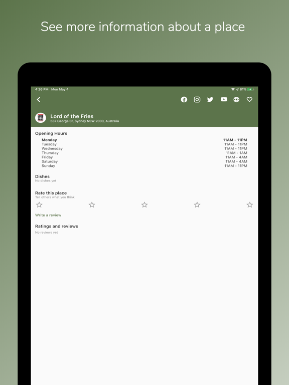 Herbimore iPad screenshot 2 - Food & Drink app