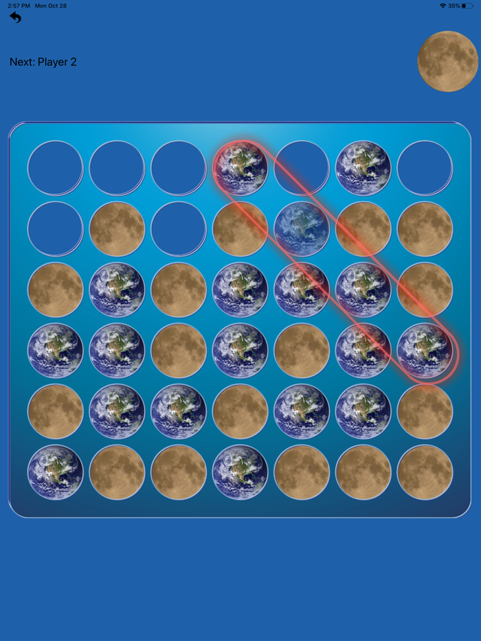 Connection of Four 4 in a Row