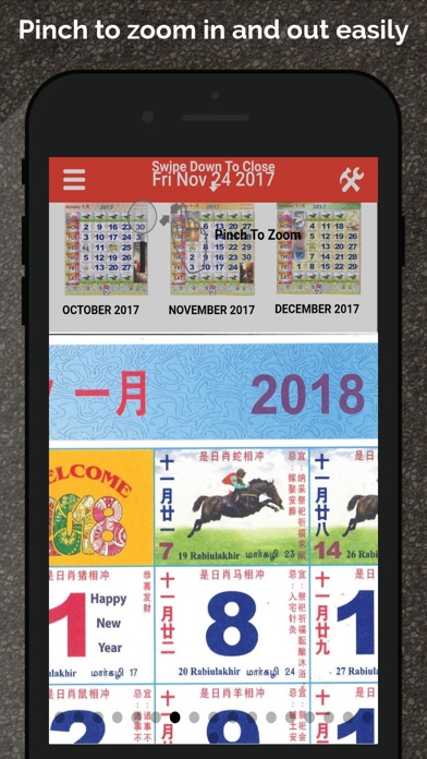 Calendar Singapore Horse Lunar Screenshot