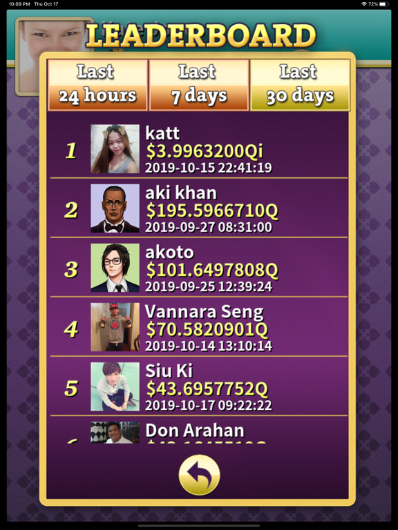 Screenshot #6 pour Chinese Poker (Pusoy) Online