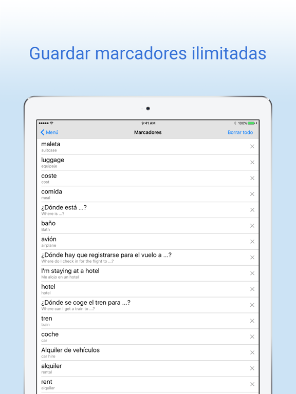 Diccionario Español-Inglés. iPad screenshot 4 - Reference app