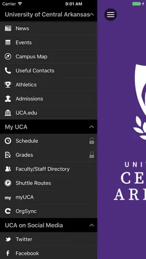 University of Central Arkansas screenshot 1