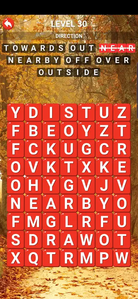 Wonder Fall Words
