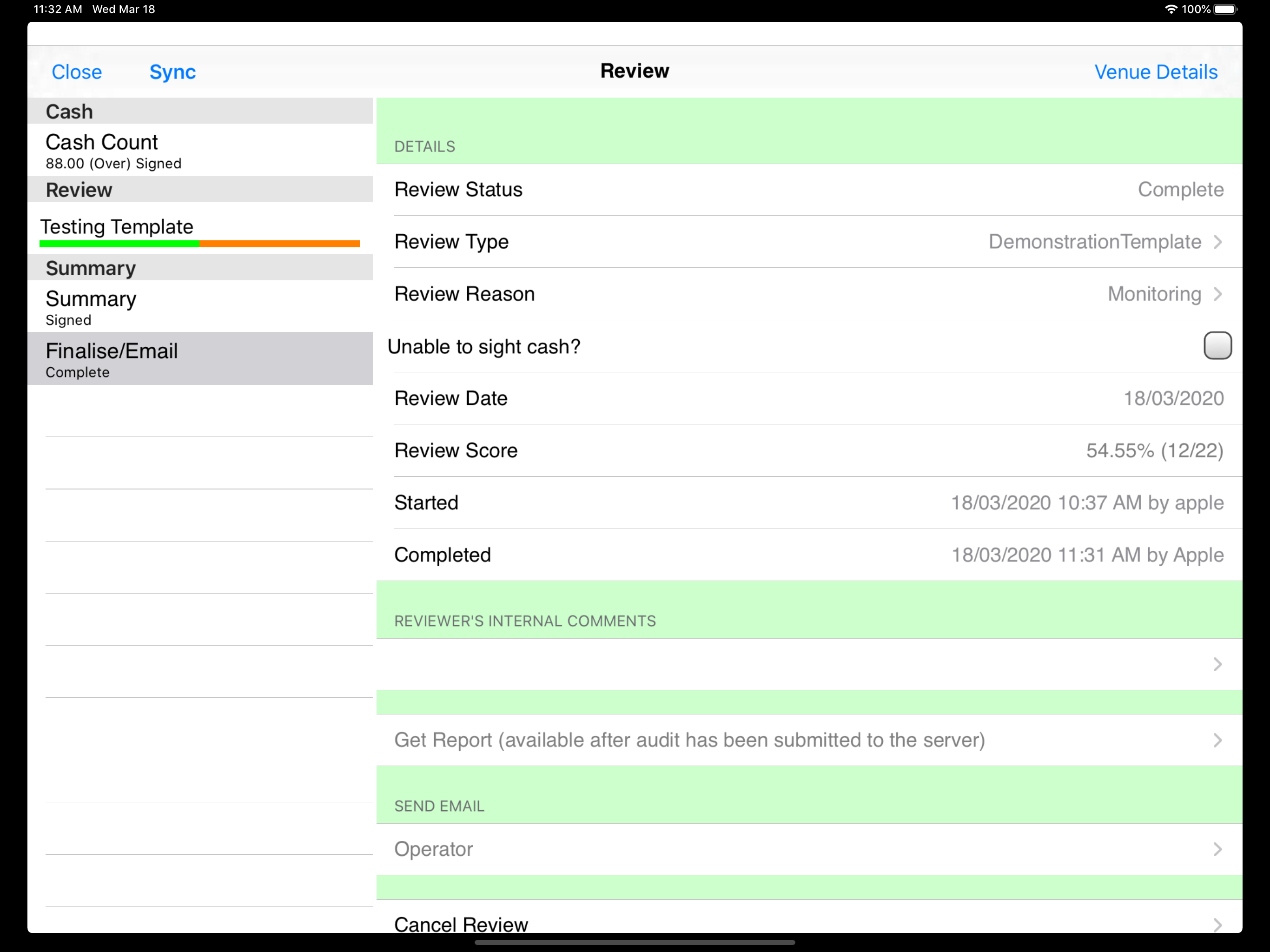 Mobile Auditor - Compliance screenshot 3