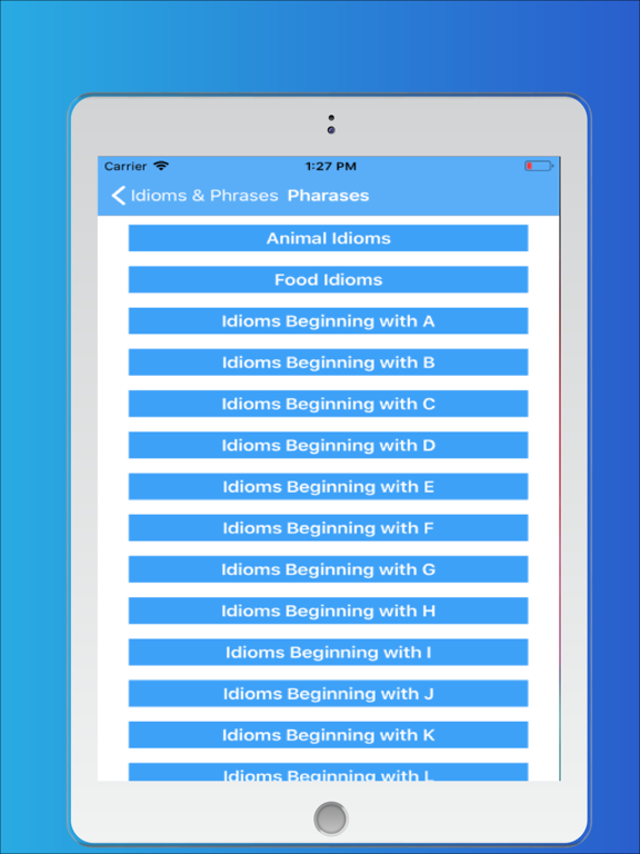 English Idioms & Phrases iPad screenshot