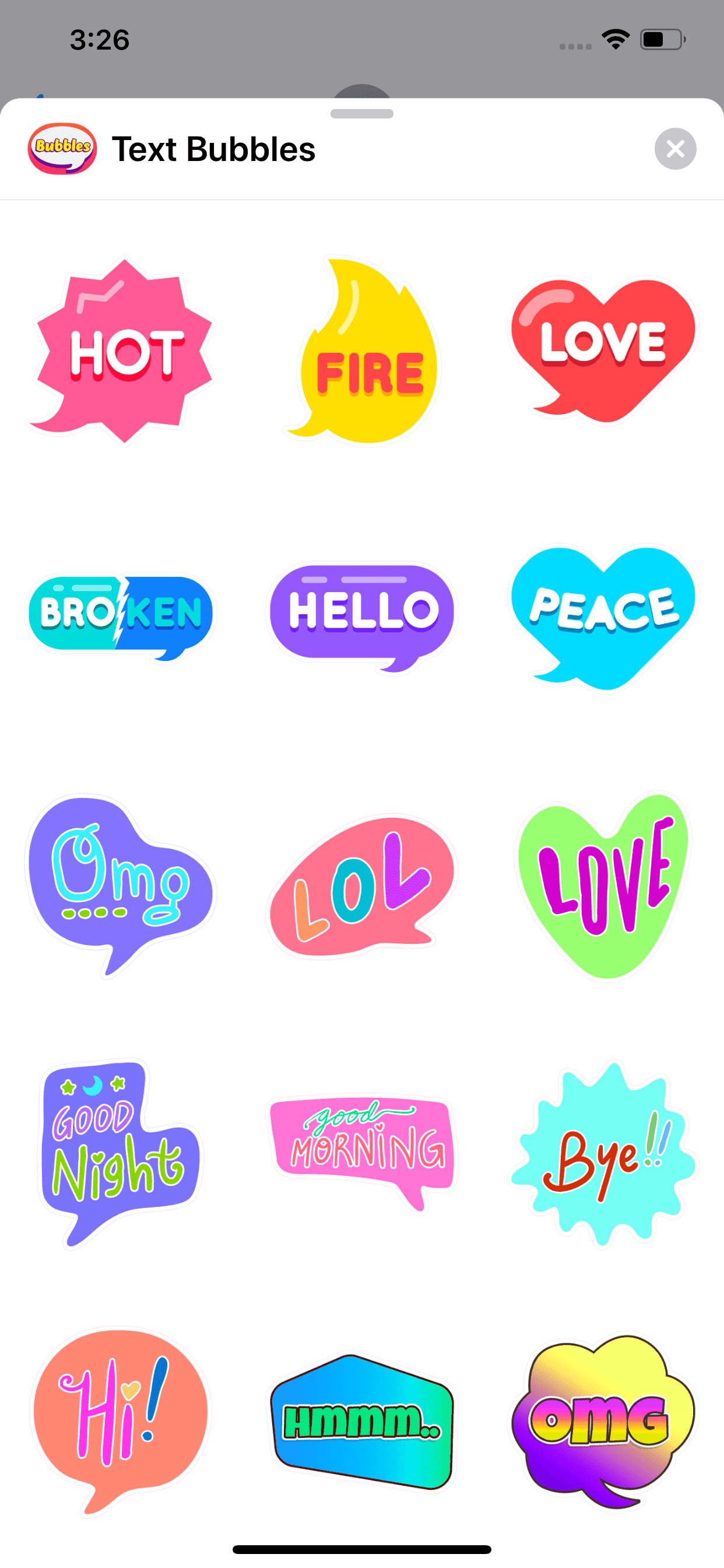 Speech Bubble Stickers ⋆ screenshot 5