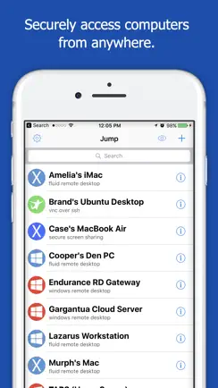 Jump Desktop (RDP, VNC, Fluid) iPhone image 1