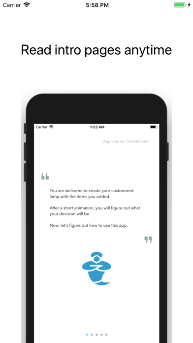 Genie's Magic Lamp iPhone screenshot 5 - Entertainment app