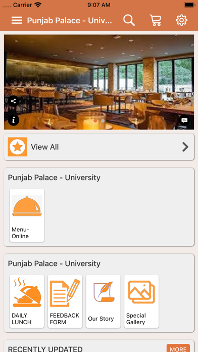 Screenshot #1 pour Punjab Palace - University