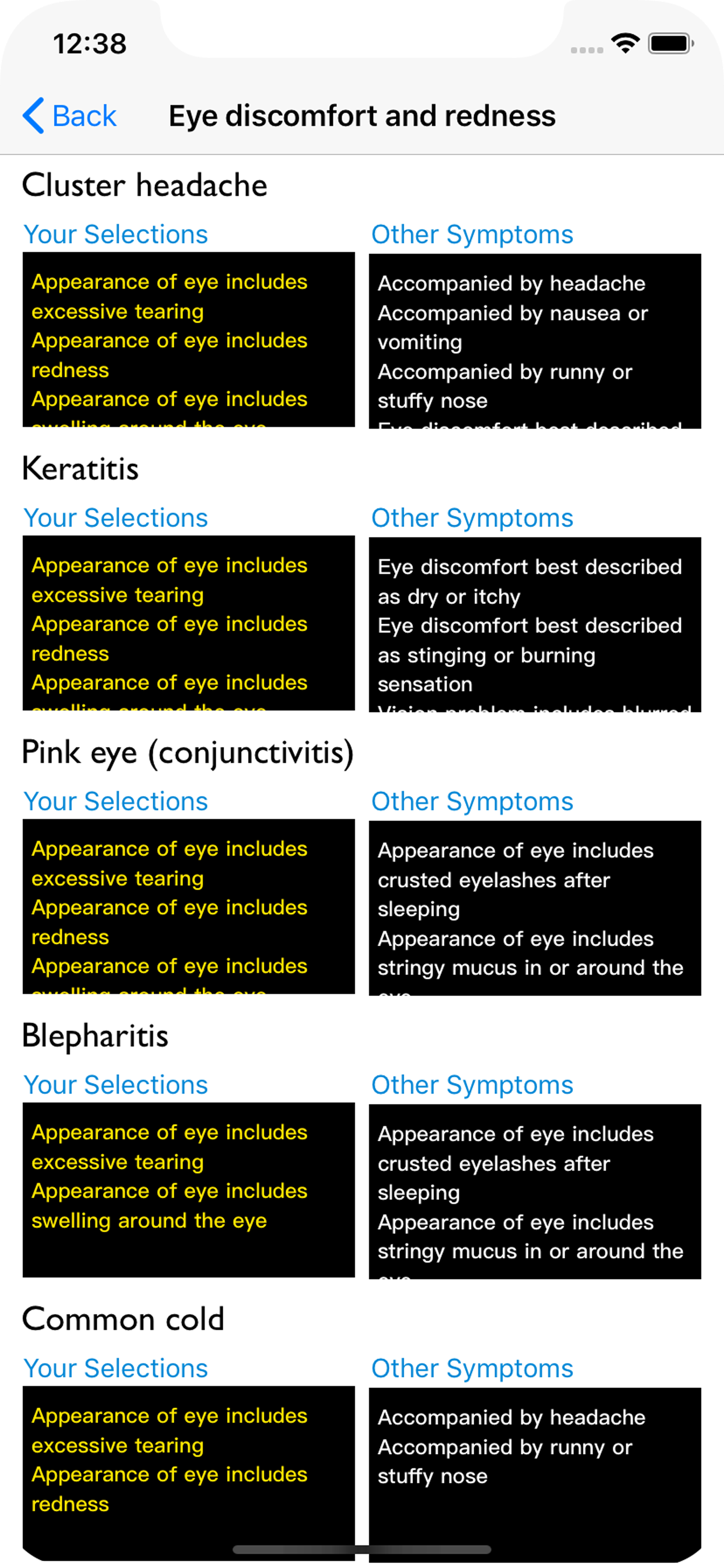 Symptoms Checker screenshot 4