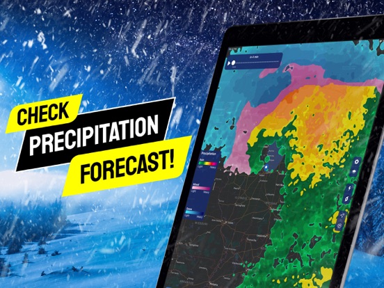 iPad Image of NOAA Weather Radar Live