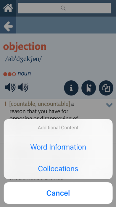 Longman Dictionary of English Screenshot
