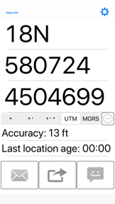 My GPS Coordinates screenshot