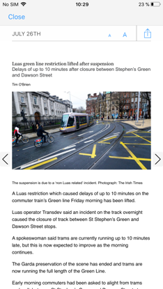 The Irish Times ePaper screenshot 5
