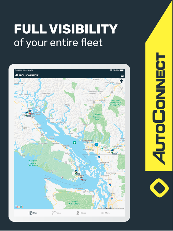 AutoConnect Fleet iPad screenshot 1 - Business app