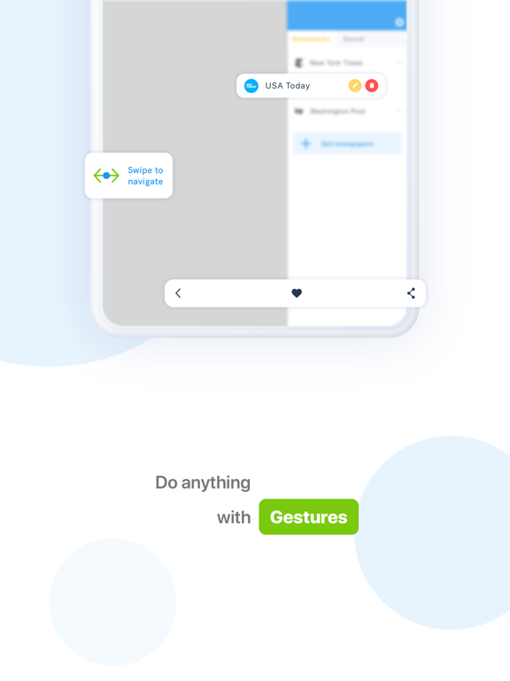 Newspaper bookmarks: feed news iPad screenshot 4 - Productivity app