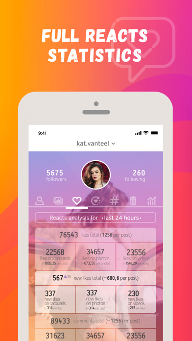 TrackMe: tracker for Instagram screenshot 2