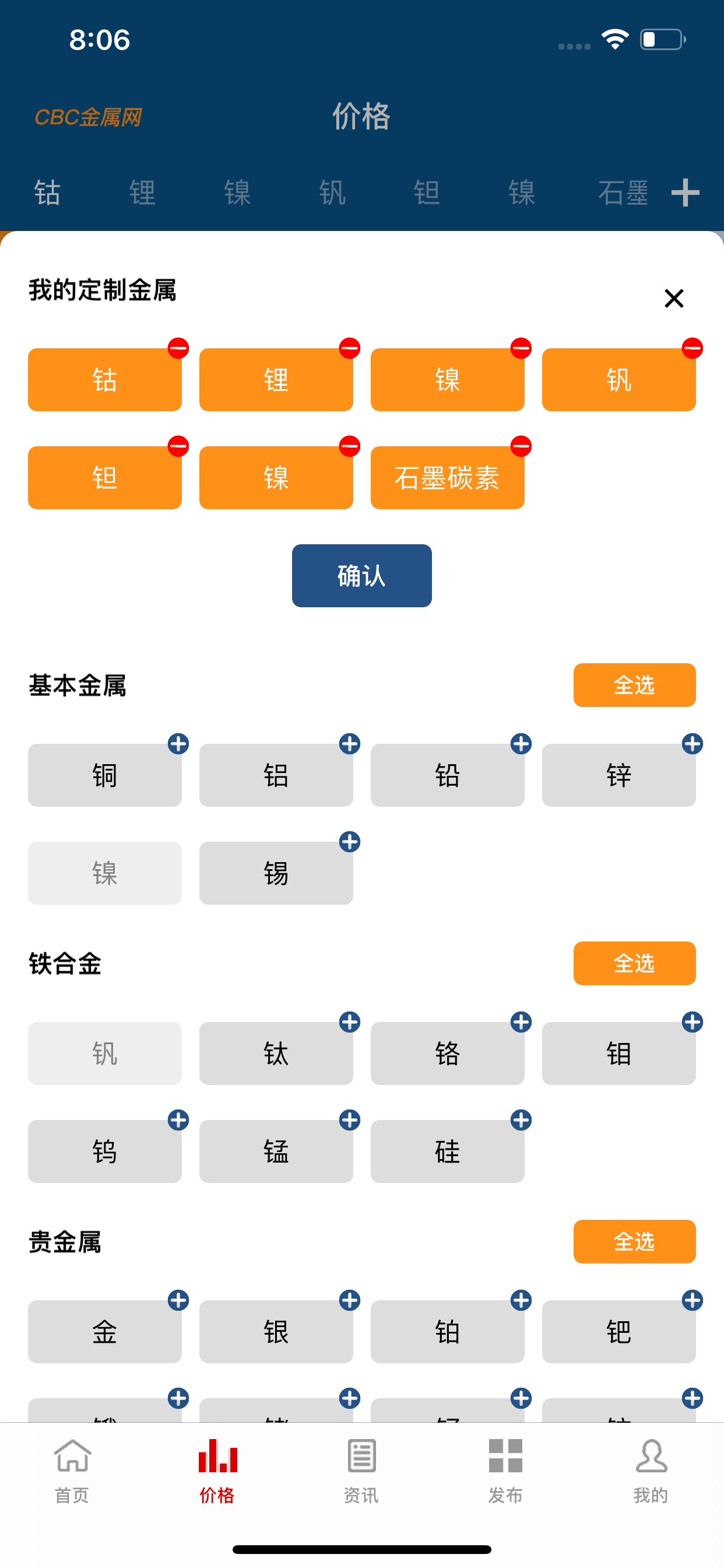 CBC金属-有色金属最新行情查询平台