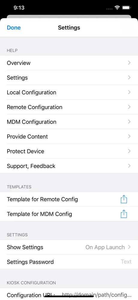 iCab Kiosk (Web Browser)