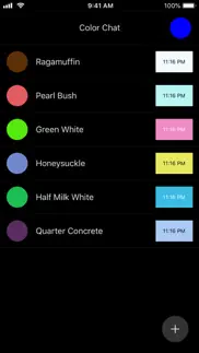 color chat - chat with colors iphone screenshot 2