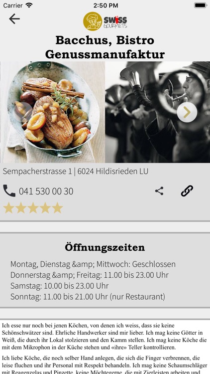 swissgourmets.ch screenshot-3