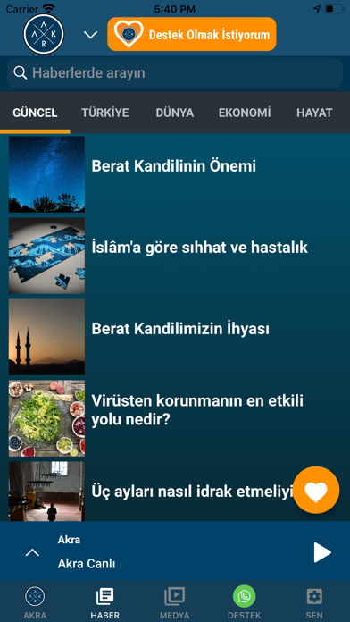 Akra Media Screenshot