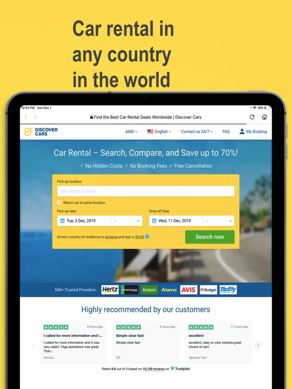 Cheap Flights Airplane Ticket iPad screenshot 7 - Travel app