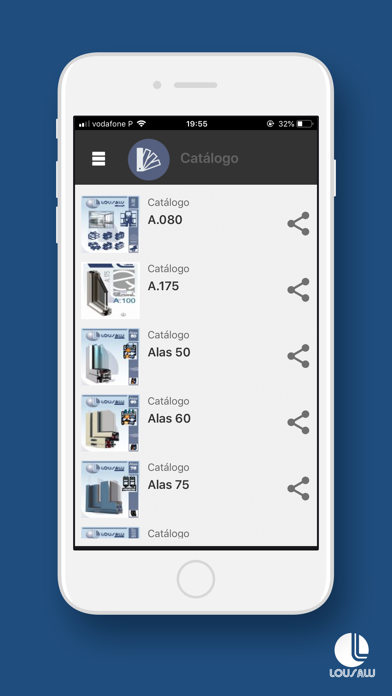 Lousalu Clientes screenshot