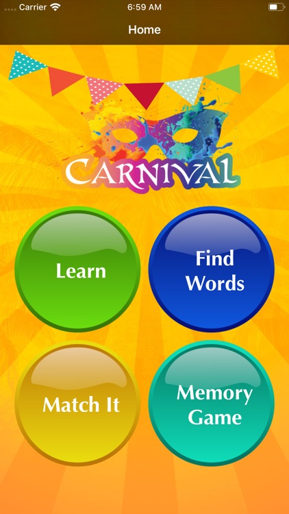 Amazing Carnival Words