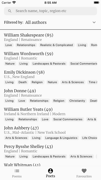 Poems screenshot 3