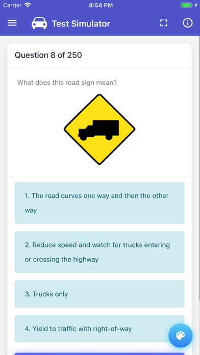 Nebraska DMV Permit Test Screenshot 10 of 10