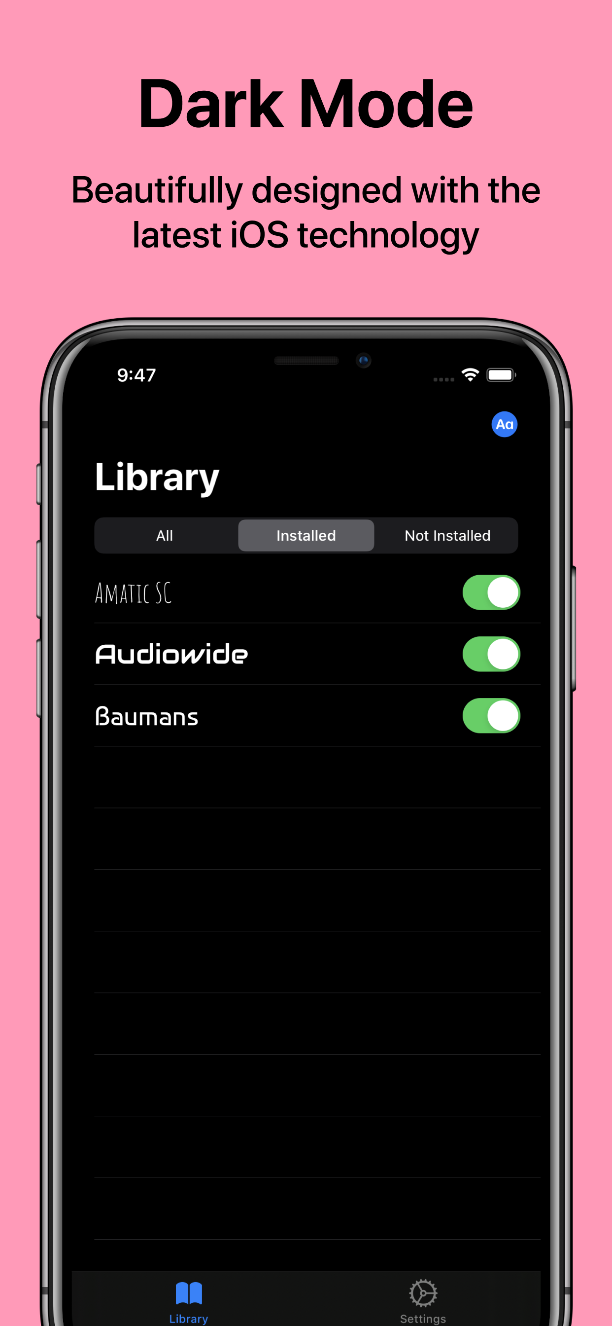Fonts: Install New Fonts screenshot 4