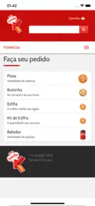 Família K Pizzaria screenshot #2 for iPhone