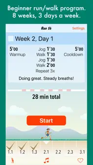 Run 5k - couch to 5k program iphone bilder 0
