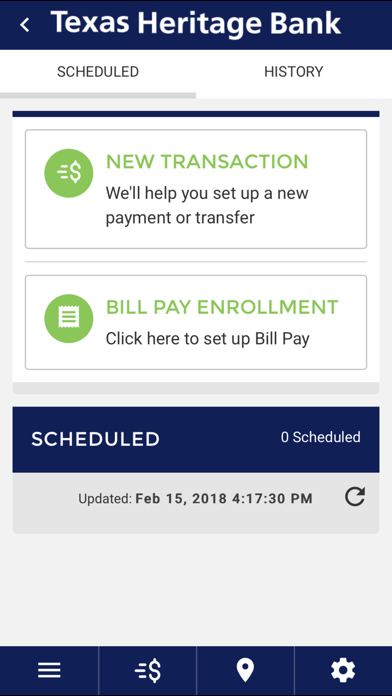 Texas Heritage Bank Mobile Screenshot