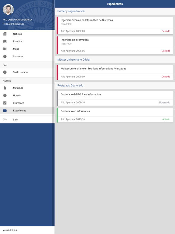 Screenshot #5 pour Universidad de Almería
