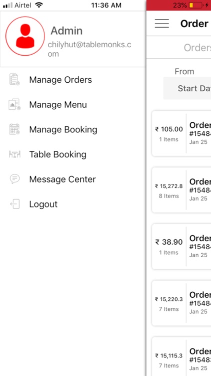 Table Monks Admin App screenshot-4