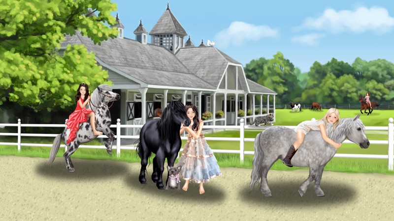 Pony und Reiter Anziehspass screenshot 1
